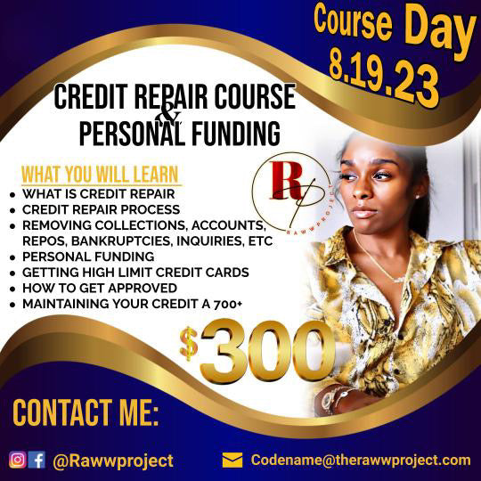 Credit Repair & Personal Funding Course